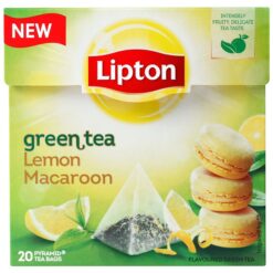 Τσάι Πράσινο Λάιμ & Μακαρόν Lipton (20 πυραμίδες x 1