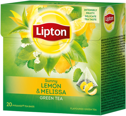 Τσάι Πράσινο Λεμόνι Μελισόχορτο Lipton (20 πυραμίδες x 1