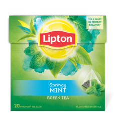 Τσάι Πράσινο Μέντα Lipton (20 πυραμίδες x 1