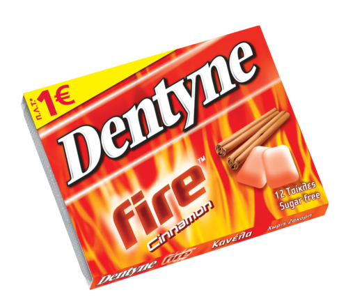 Τσίχλες Με Κανέλα Dentyne Fire (16.8 g)