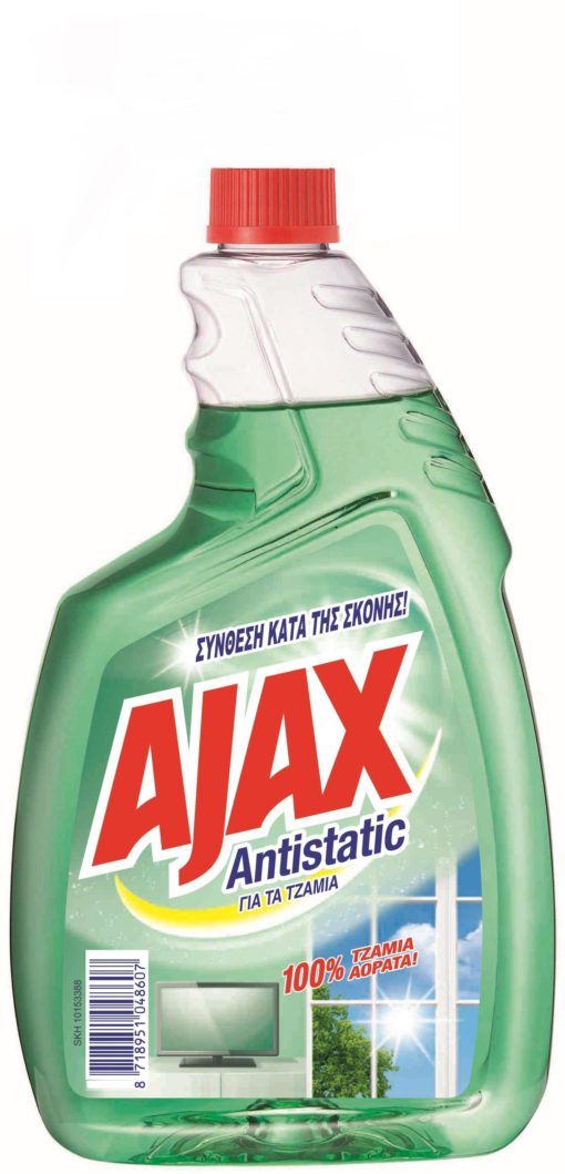 Υγρό Spray για τα Τζάμια Ανταλλακτικό Antistatic Ajax (750 ml)