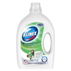 Υγρό Απορρυπαντικό Πλυντηρίου Ρούχων Fresh Clean Klinex (40 Μεζ / 2 lt)
