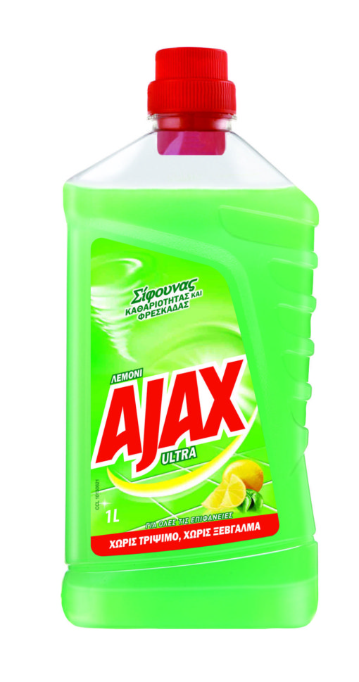Υγρό Καθαριστικό Ultra Λεμόνι Ajax (1 lt)