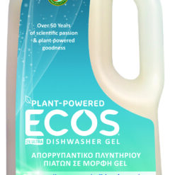 Υγρό απορρυπαντικό πλυντηρίου πιάτων χωρίς άρωμα Ecos (47 μεζ / 1183 ml)