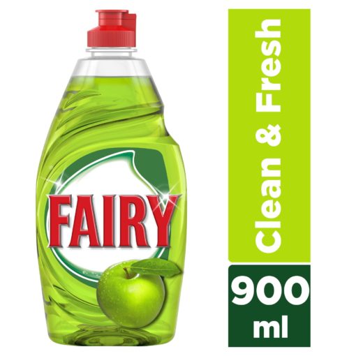 Υγρό πιάτων Clean & Fresh με άρωμα μήλου Fairy (900 ml)