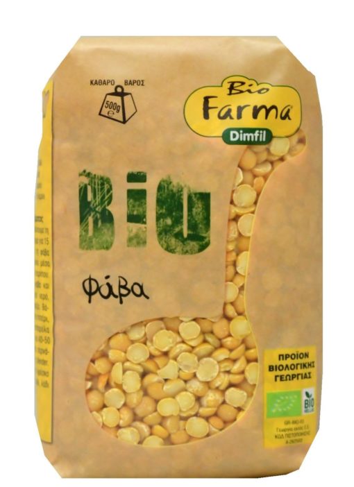 Φάβα Κομμένη Βιολογική Bio Farma (500 g)
