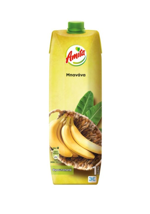 Φρουτοποτό Μπανάνα Amita (1 lt)