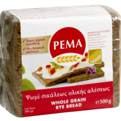 Ψωμί Ολικής Άλεσης σε φέτες PEMA (500 g)