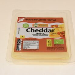 Βιολογικό Τυρί Cheddar σε Φέτες Βιοφάρμα (150g)