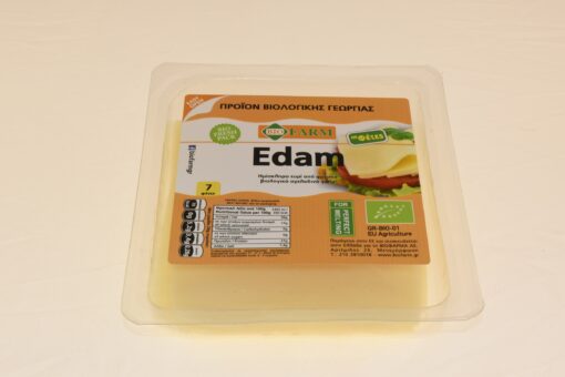 Βιολογικό Τυρί Edam σε Φέτες Βιοφάρμα (150g)