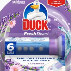 Block για τη Λεκάνη της Τουαλέτας Χωρίς Θήκη Fresh Discs Lavender Duck (36ml)