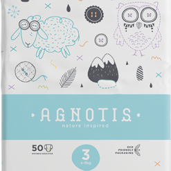 Βρεφικές Πάνες Νο3 (4-9kg) Agnotis (4x50τεμ) Economy Pack -40%