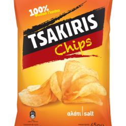 Τσίπς με Αλάτι Tsakiris (45 g)