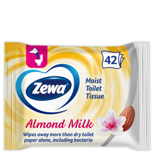 Υγρό Χαρτί Υγείας Almond Milk Moist Zewa (42 τεμ)