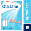 Φυσιολογικό Διάλυμα σε Αμπούλες για τον Καθαρισμό της Μύτης Otrisalin (18τεμ/ 5ml)