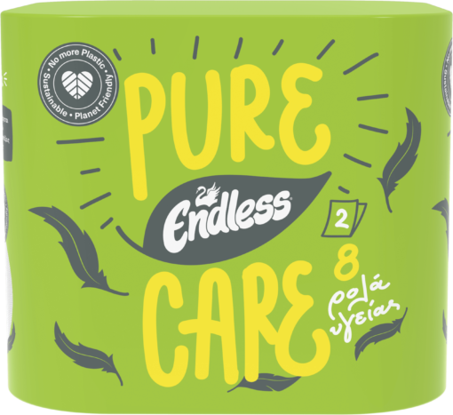 Χαρτί Υγείας 2φύλο Pure Care Endless (8 ρολά)