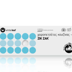 Χειροπετσέτες Ζικ Ζακ σε κουτί 120φύλλα White Leaf (245g)
