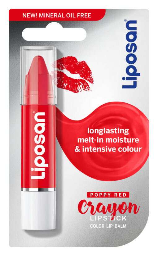 Crayon Lipstick Poppy Red Liposan (3 g)