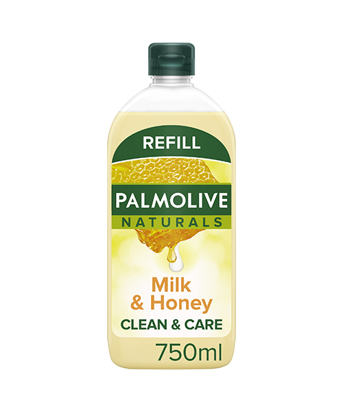 Ανταλλακτικό Υγρό Κρεμοσάπουνο Naturals Μέλι & Γάλα Palmolive (750 ml)