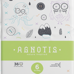 Βρεφικές Πάνες Νο6 (16-30kg) Agnotis (4x36τεμ) Economy Pack -41%