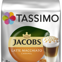 Καφές Latte Machiatto Caramel Κάψουλες Για Μηχανή Tassimo Jacobs (8 τεμ)