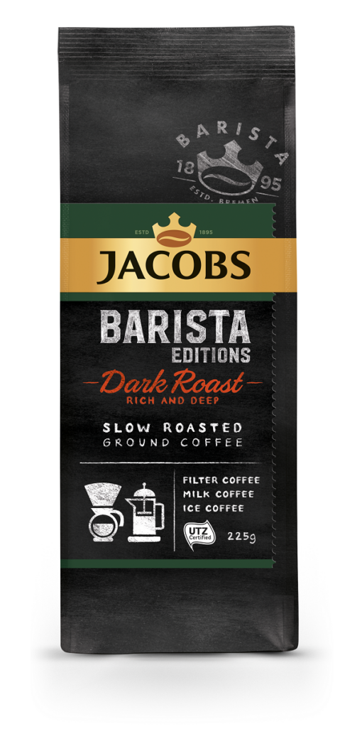 Καφές Φίλτρου Dark Roast Barista Editions Jacobs (225g)