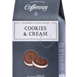 Καφές φίλτρου με άρωμα cookies & cream Coffeeway (200 g)