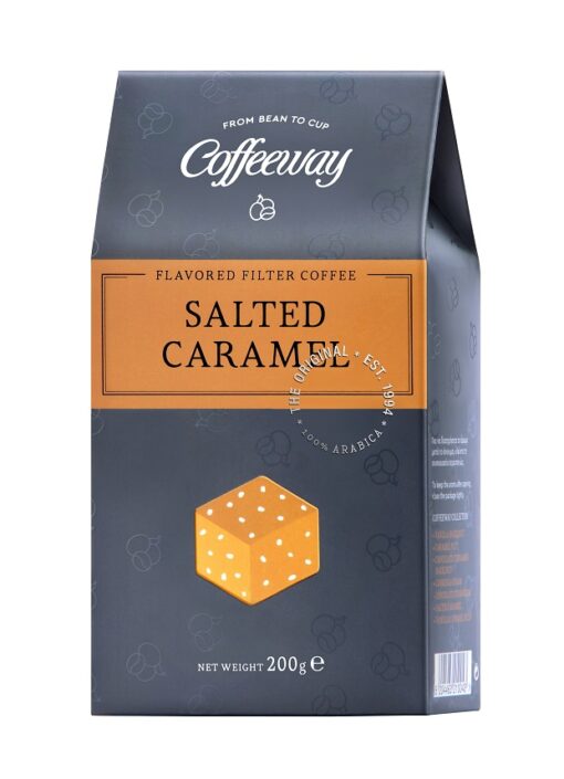 Καφές φίλτρου με άρωμα salted caramel Coffeeway (200 g)