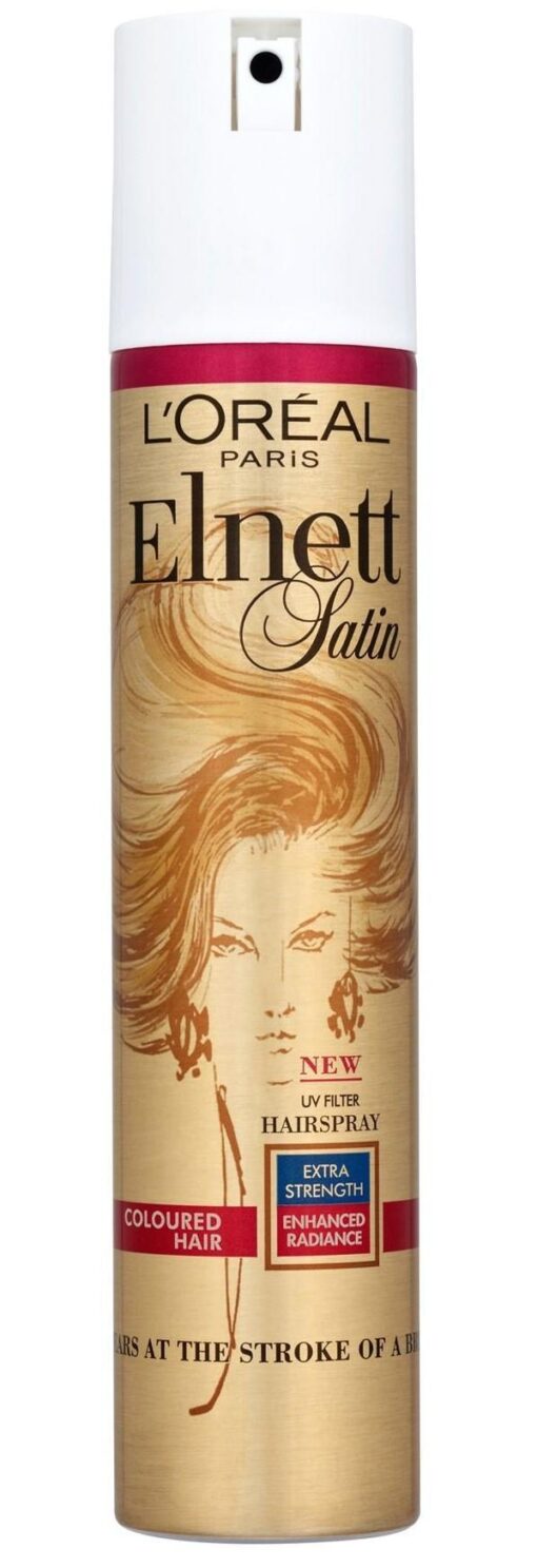 Λακ Χτενίσματος για Βαμμένα Μαλλιά Satin Elnett L'Oreal (400 ml)