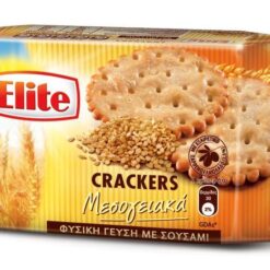 Μεσογειακά Crackers Φυσική Γεύση Elite (105g)