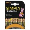 Μπαταρίες Αλκαλικές ΑΑA 8τεμ. Duracell (1 τεμ)