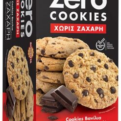 Μπισκότα Zero Cookies Βανίλια με Κομμάτια Μαύρης Σοκολάτας Βιολάντα (170g)