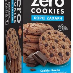 Μπισκότα Zero Cookies Κακάο με Κομμάτια Μαύρης Σοκολάτας Βιολάντα (170g)