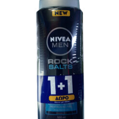 Ντους Gel Rock Salts Nivea Men (500 ml) 1+1 Δώρο