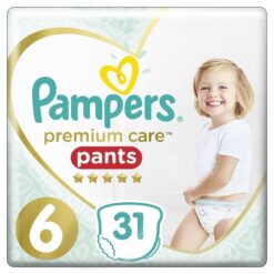 Πάνες-Βρακάκι Pampers Premium Care Pants Μέγεθος 6 (15+kg) (31τεμ)