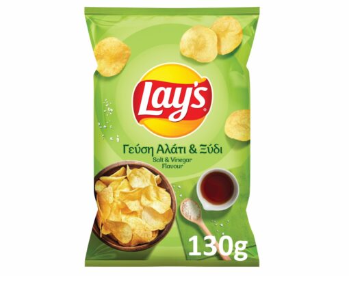 Πατατάκια Αλάτι & Ξύδι Lays (130 g)