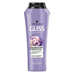 Σαμπουάν Purple Βlonde Perfector για Επανόρθωση των Ξανθών ή με Ανταύγειες Μαλλιών Gliss (250ml)