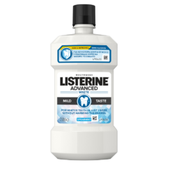 Στοματικό Διάλυμα με Ήπια Γεύση Advanced White Listerine (250ml)