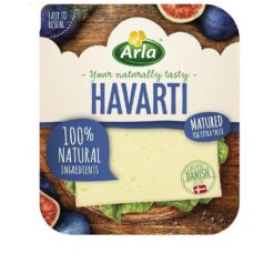Τυρί Ώριμο Ημίσκληρο δανέζικου τύπου σε Φέτες Havarti Arla (150g)