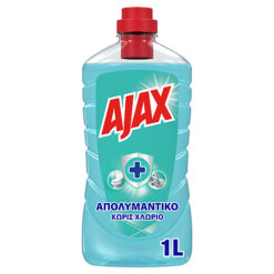 Υγρό Καθαριστικό Πατώματος Απολυμαντικό Ocean Fresh Ajax (1 lt)