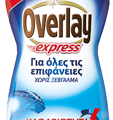 Υγρό Καθαριστικό για Όλες τις Επιφάνειες Ακαταμάχητη Φρεσκάδα Overlay Express (1lt)