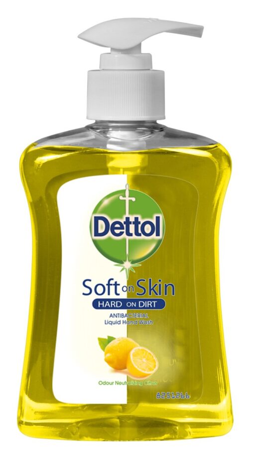 Υγρό Κρεμοσάπουνο Αναζωογονητικό με άρωμα Εσπεριδοειδών Dettol (250 ml)