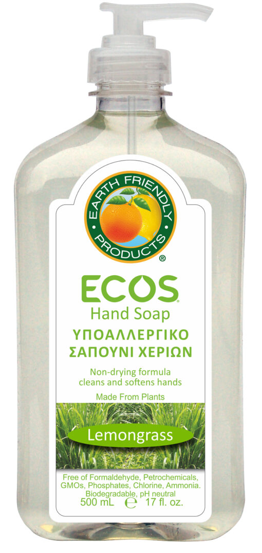 Υγρό Σαπούνι για τα χέρια Λεμονόχορτο Ecos (500 ml)