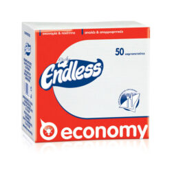 Χαρτοπετσέτες Economy Λευκή Endless (74g-50 φύλλα)