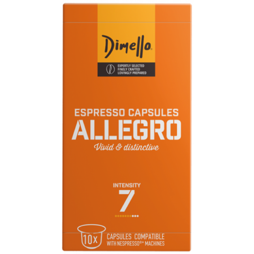 Espresso Κάψουλες Allegro Dimello (10 τεμ)