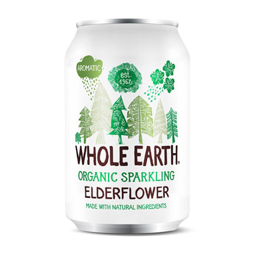 Βιολογικό Ανθρακούχο Ποτό Σαμπούκο Whole Earth (330 ml)