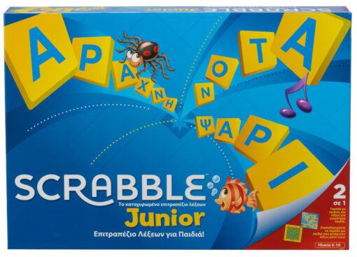 Επιτραπέζιο Παιχνίδι Scrabble Junior Mattel (1τεμ) 