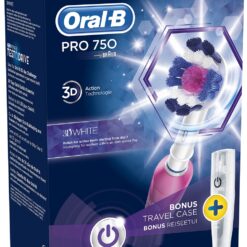Ηλεκτρική Οδοντόβουρτσα Pro 750 Pink & Θήκη Ταξιδιού Oral B (1 τεμ)