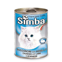 Κονσέρβα γάτας με Αρνί Simba (415g)
