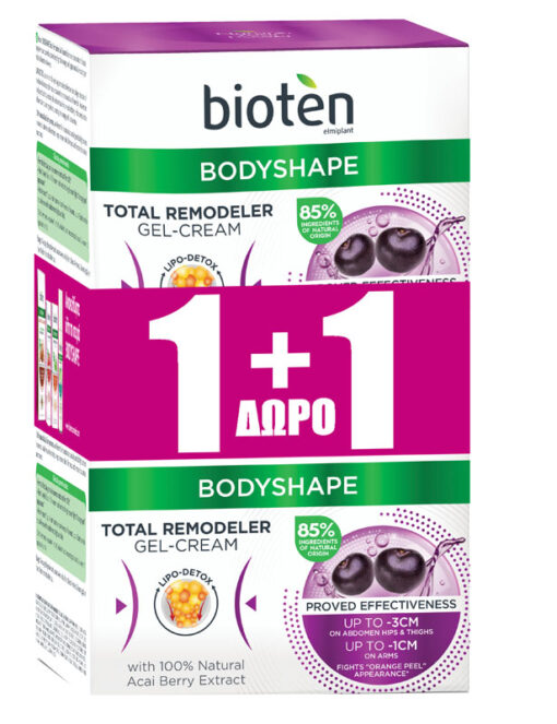 Κρέμα Gel Ολικής Αναδόμησης Bodyshape Bioten (2x200ml) 1+1 Δώρο